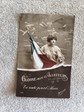 Carte Postale CPA Gloire aux Aviateurs drapeau tricolore aviation ancienne