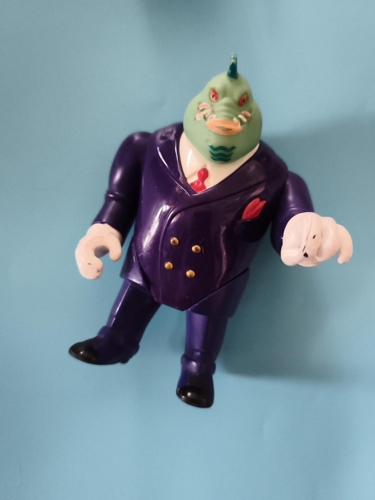 Figurine Biker Mice From Mars Limburger costume violet vintage jouet articulé