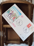 Ancienne enveloppe premier jour Jeux Olympiques vintage collection philatélie