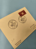 Ancienne enveloppe philatélique oblitérée Europa 1964 Corbie Somme collection