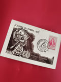 Carte philatélique Journée du Timbre 1947 Nice Catarina Ségurana oblitérée