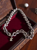 Collier chaîne Agatha vintage, gros maillons fantaisie signé