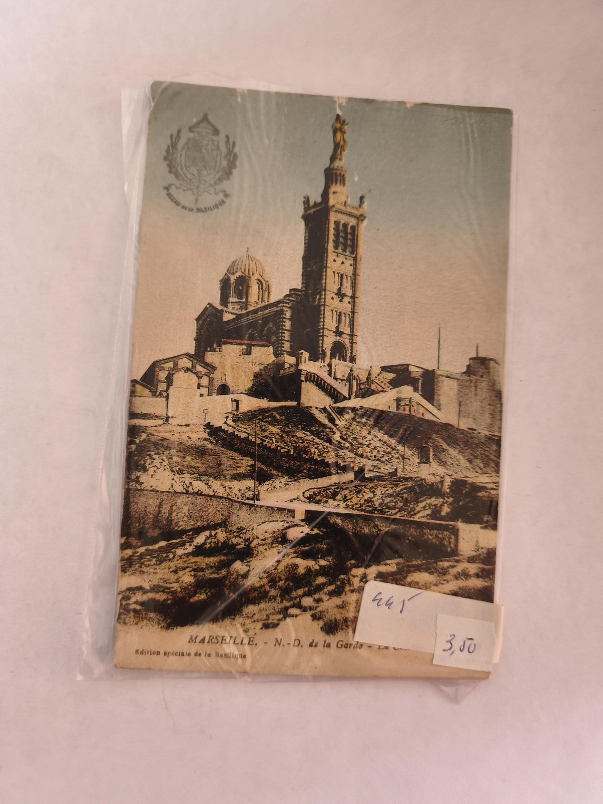 Carte postale ancienne vintage Marseille rétro collection paysage France