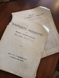 Livre ancien 1945 FTPF rapports congrès Clichy-sur-Seine WWII vintage