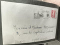 Lettre oblitérée Brunoy 1992 Marianne timbre rouge philatélie Marseille