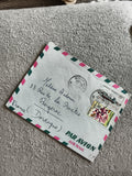 Lettre affranchie Madagascar timbres fleurs bateau Par Avion air mail philatélie
