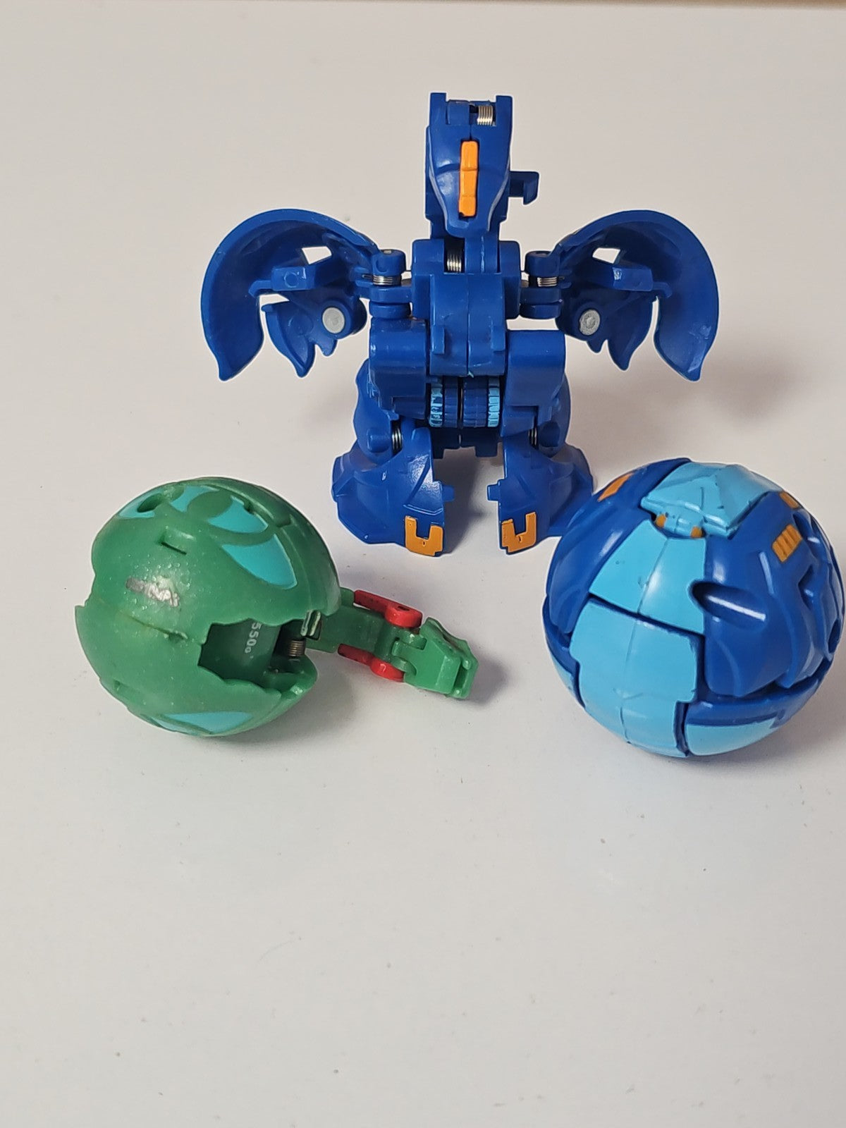 Lot 3 figurines Bakugan Geogan Rising Spin Master jeu d'action enfant occasion