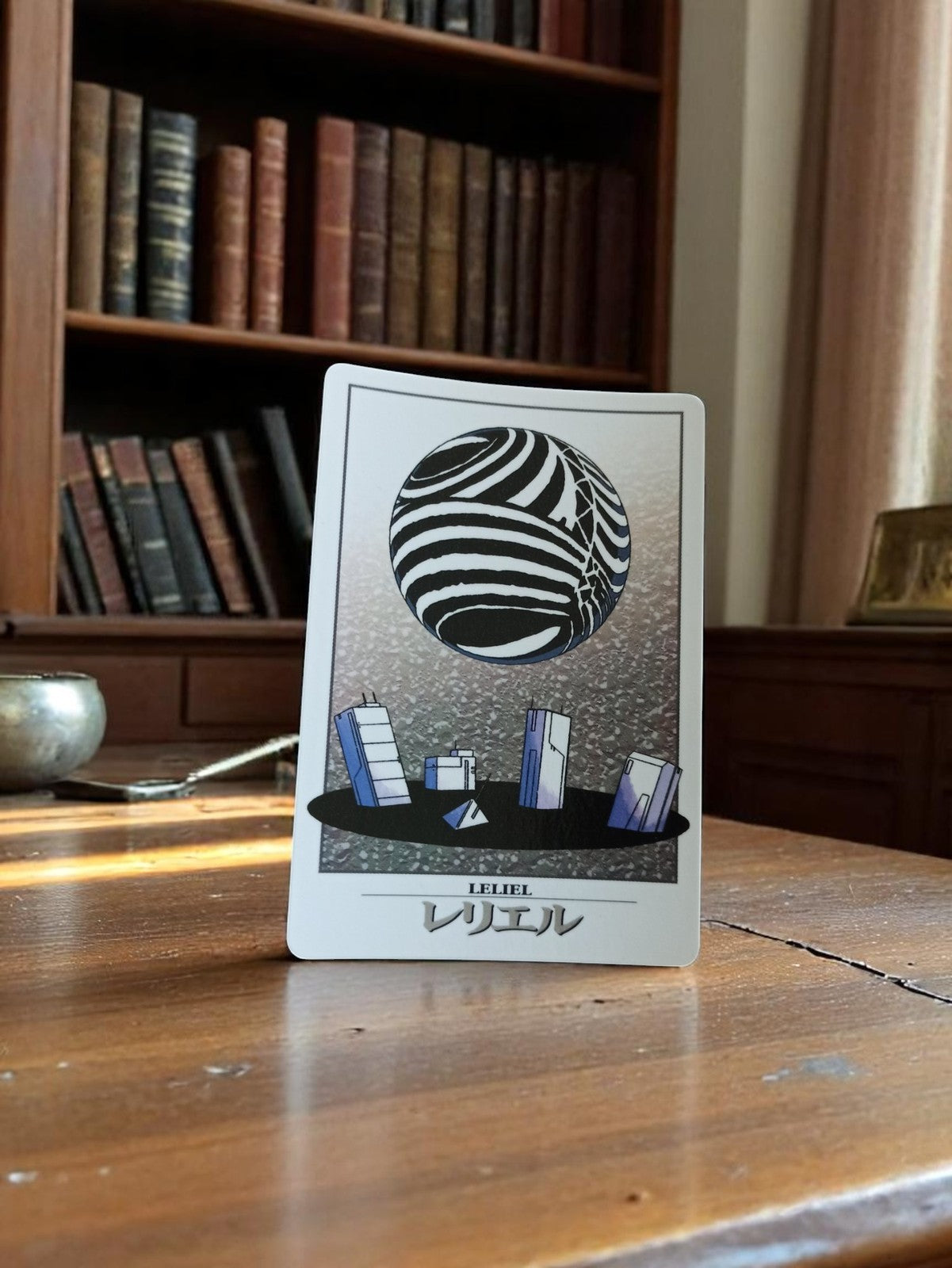Carte Carddass Evangelion Leliel rétro rare holographique vintage