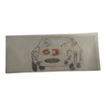 Plan de conception Scalextric Dinky Toys calque voiture 63 ancien dessin