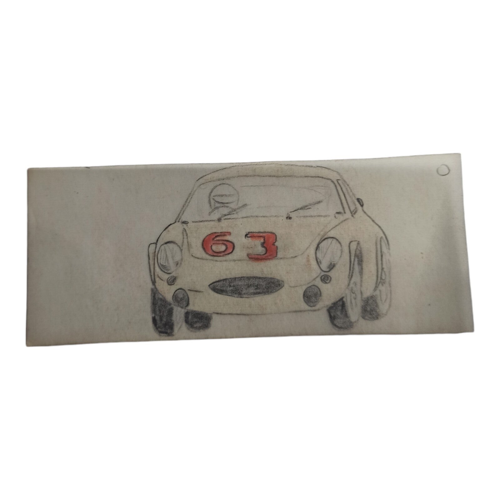 Plan de conception Scalextric Dinky Toys calque voiture 63 ancien dessin