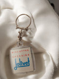 Porte-clés publicitaire vintage Jolivet biscuit gressin rétro ancien accessoire
