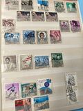 Lot anciens timbres oblitérés Espagne collection philatélie XXe siècle variés