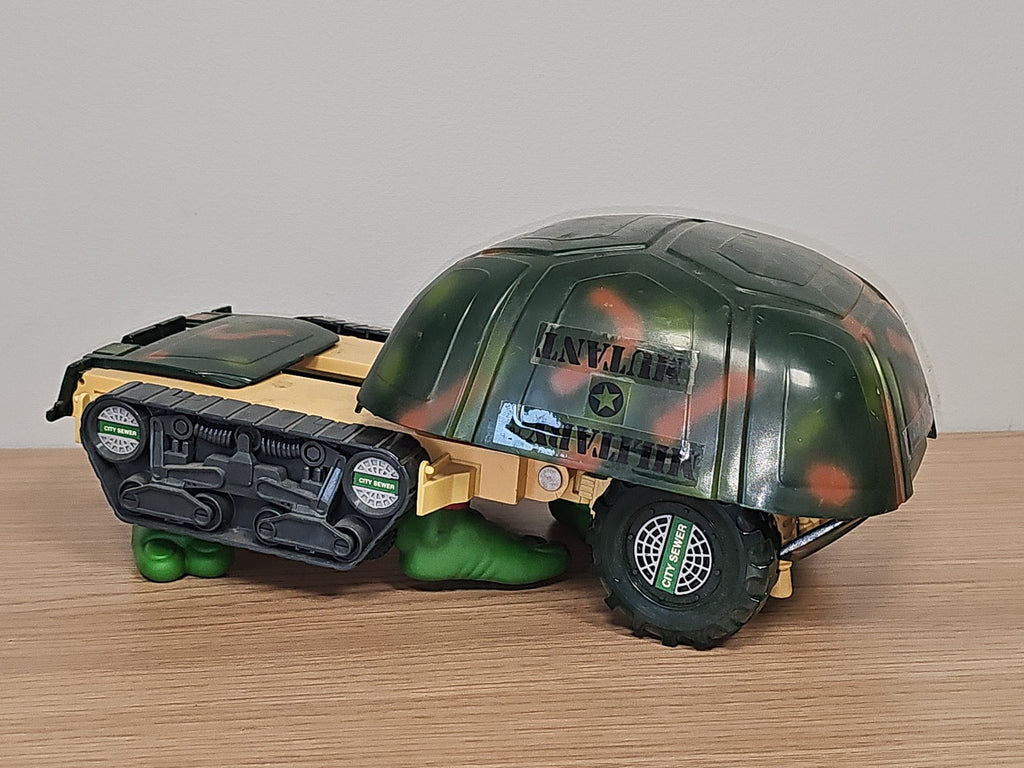 Figurine rétro TMNT Tortues Ninja véhicule militaire ancien 1992 jouet collectio