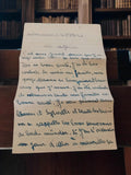 Lettre manuscrite ancienne 1946 Châteaurenard à Geneviève vintage rétro