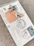 Lettre 1er jour avion postal Paris-St Nazaire 1968 FDC philatélie aviation