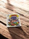 Sticker Bikkuriman Pump Empereur Diable Lotte Vol. 8 carte autocollant Japon