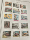 Timbres Haute-Volta thématiques sports, trains, aviation, personnages, lot phila