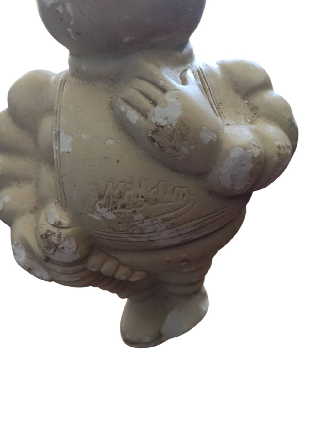 Sculpture Bibendum Michelin plâtre vintage années 50/60 déco garage ancien