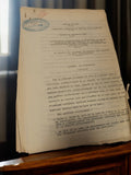 Document ancien Marseille travaux publics hydrauliques années 1930 vintage