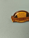 Vintage pin's Cleveland montre publicitaire doré collection (Ref 18)