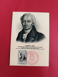 Carte premier jour Valentin Haüy Croix-Rouge France timbre 1949 philatélie (Ref