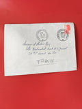 Enveloppe philatélie timbre Marianne oblitérée Porte-Avions Clemenceau 1983