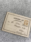 Carte postale hongroise ancienne timbre Franz Joseph philatélie correspondance