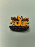 Vintage pin's Ford Agence Centrale Marseille soleil jaune collection auto