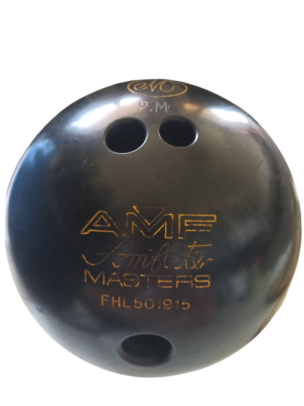 Boule de bowling AMF vintage + sac cuir et chaussures rétro set complet