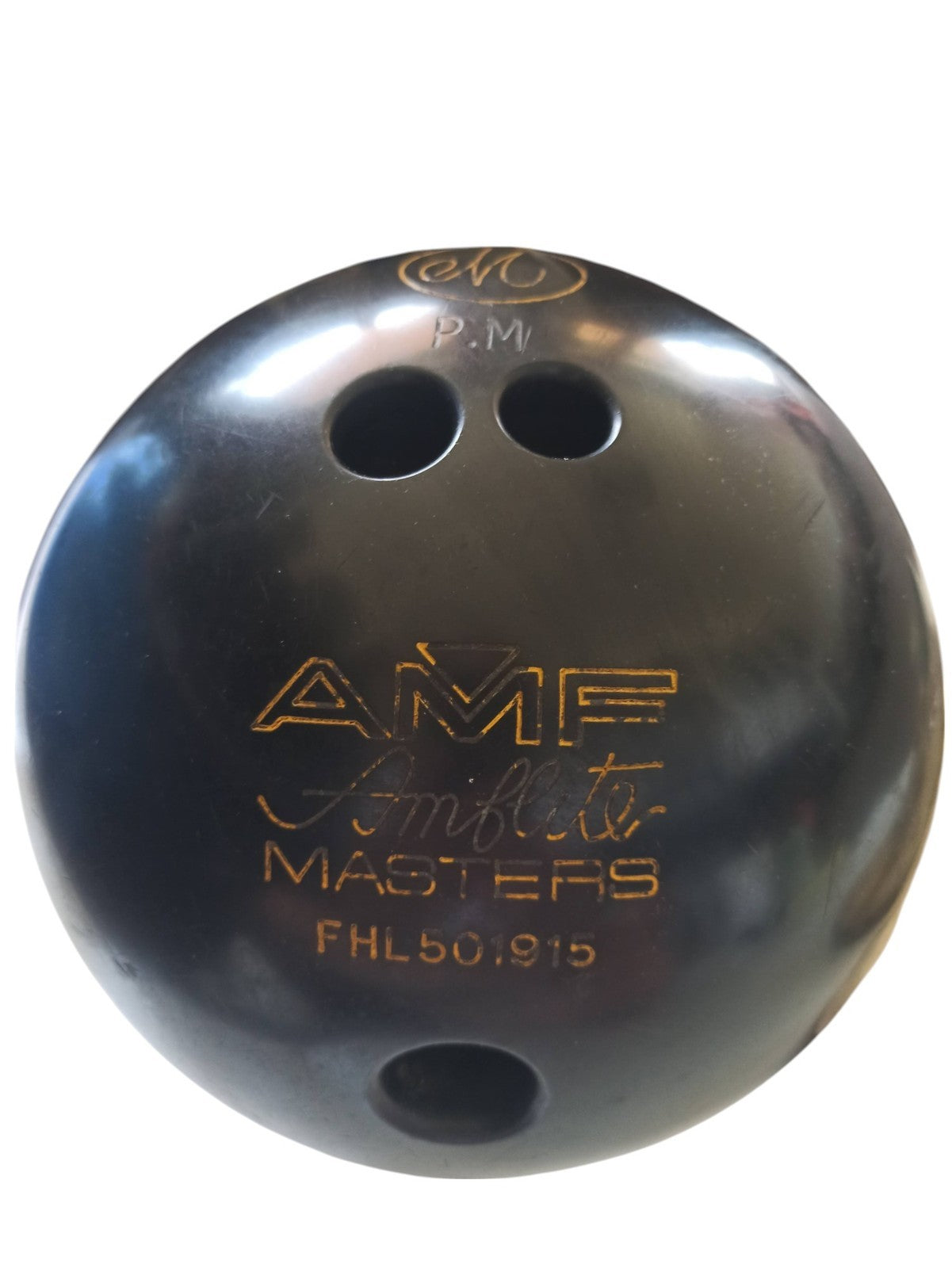 Boule de bowling AMF vintage + sac cuir et chaussures rétro set complet