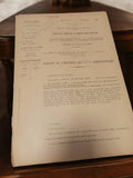 Document administratif ancien Marseille 1936 rapport TPE hydraulique vintage