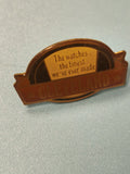 Vintage pin's Cleveland montre publicitaire ancien, collection horlogerie rétro
