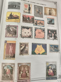 Timbres Guinée Équatoriale lot thématique animaux art fleurs oblitérés