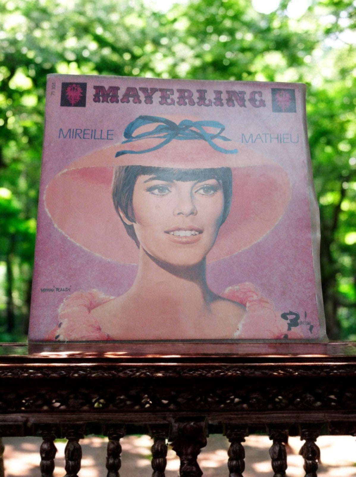 Vinyle 45 tours Mireille Mathieu Mayerling vintage pochette Barclay
