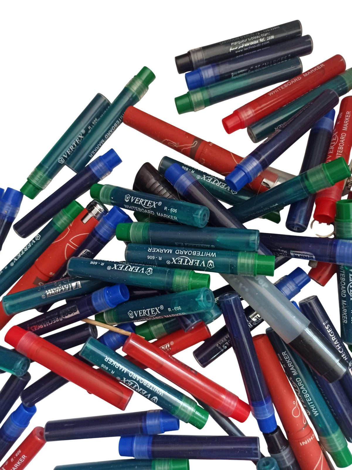 Lot recharges encre VERTEX ancien, cartouches stylo plume vintage écriture