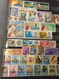 Lot timbres République Togolaise thèmes faune flore personnalités sports