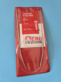 Ancienne aiguille circulaire vintage années 1960 mercerie rétro tricot collectio
