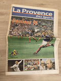 Ancien journal La Provence Sports 1998 football France vintage Zidane collector