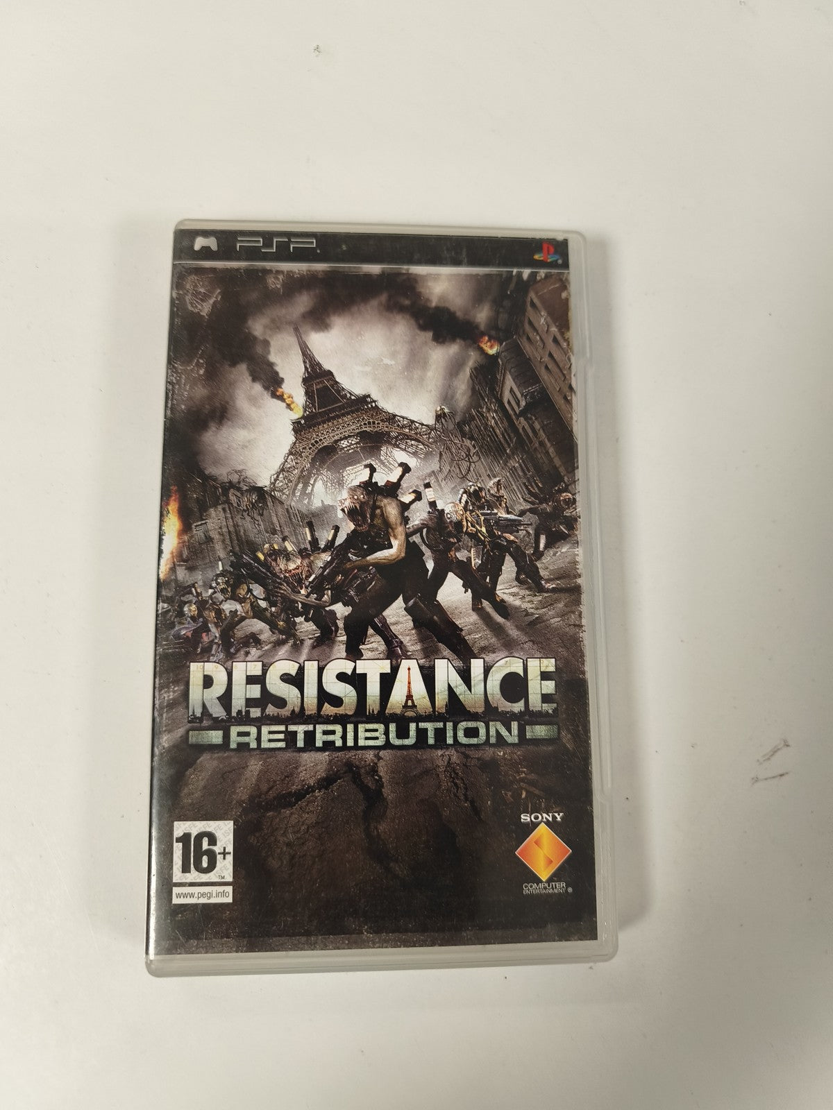 Boîte vide pour jeu PSP Resistance, boîtier officiel Playstation, sans disque