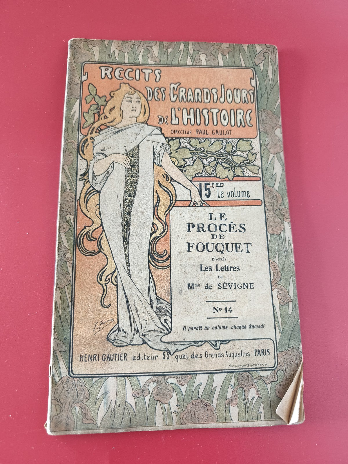 Livret ancien "Récits des Grands Jours de l?Histoire" art nouveau, couverture il
