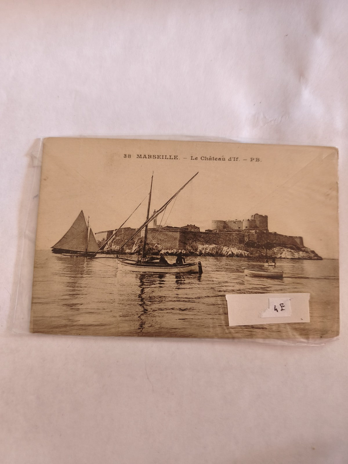 Carte postale ancienne vintage Marseille château, collection rétro, rare occasio
