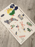 Publicité ancienne ALSA jouets mécano vintage années 50 EGE illustration
