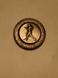 Médaille marcheur ronde finition bronze athlétisme sport récompense