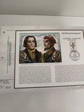 Feuillet CEF 1685-1985 Huguenots Tolérance Pluralisme Fraternité Décaris