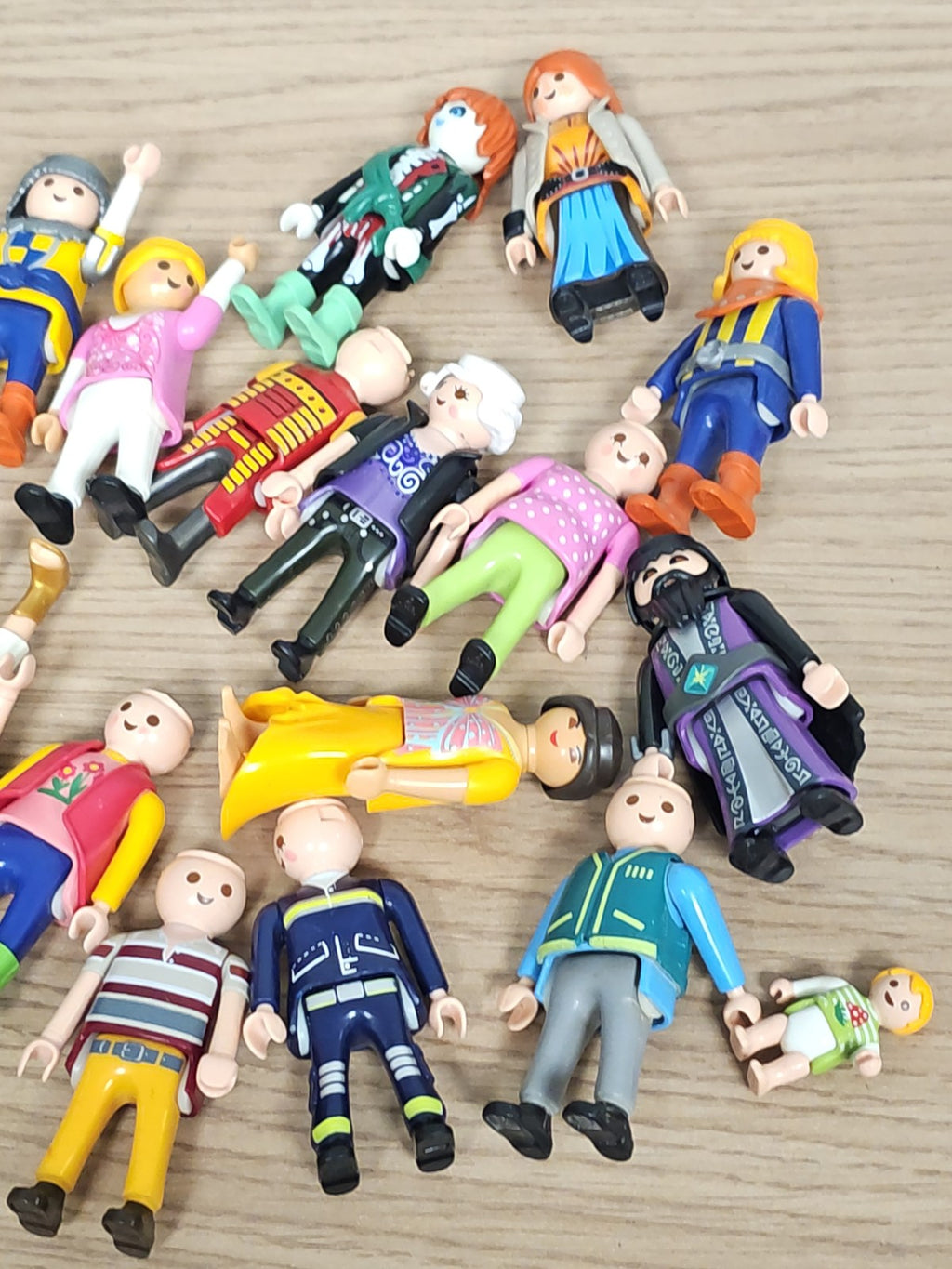 Vintage lot personnages Playmobil anciens rétro collection figurines d'occasion