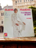 Vinyle 45T Claude François Disques Flèche Y'a le printemps qui chante pochette