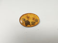 Broche ancienne en argent véritable, bijou vintage rétro pour collectionneur élé