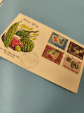 Ancienne enveloppe FDC Vietnam timbres fruits exotiques collection philatélie