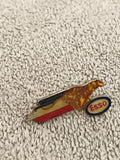 Pin's publicitaire Esso tigre vintage, logo émaillé, années 80/90 (Ref 1)