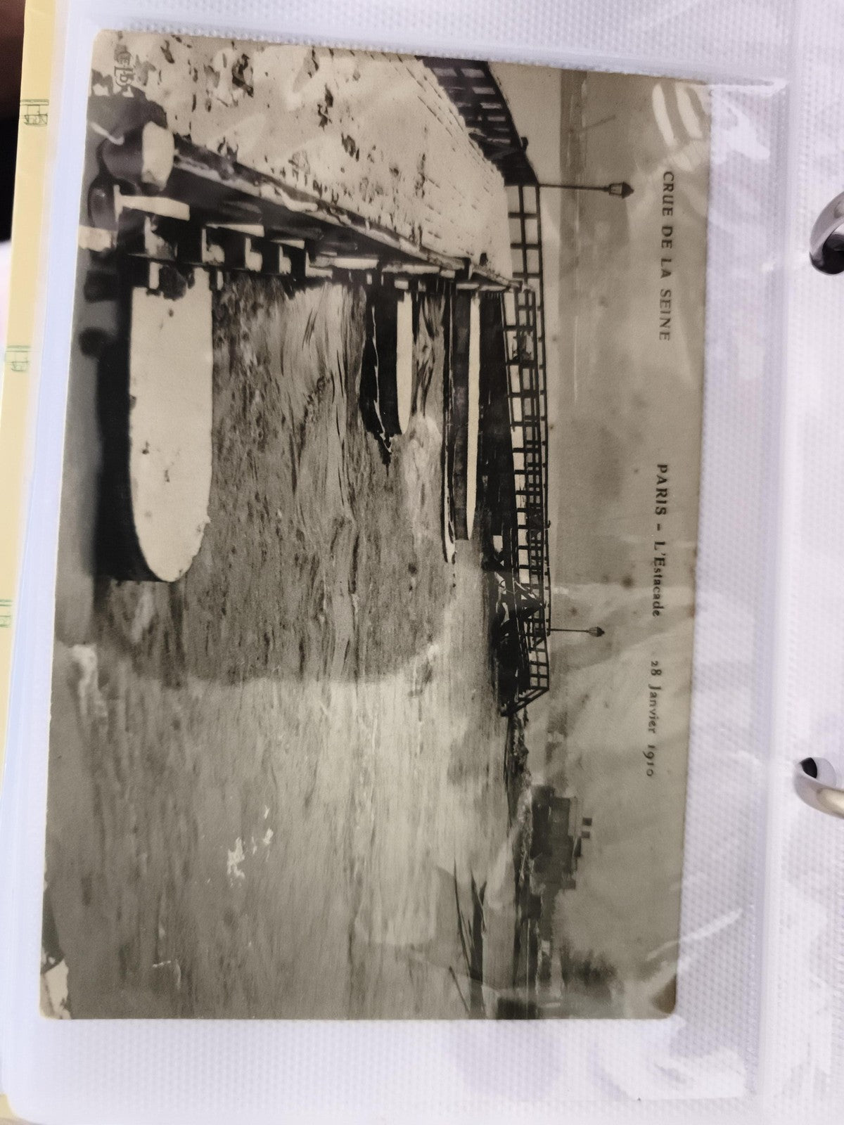 CPA Crue de la Seine Paris 1910 inondation photo ancienne